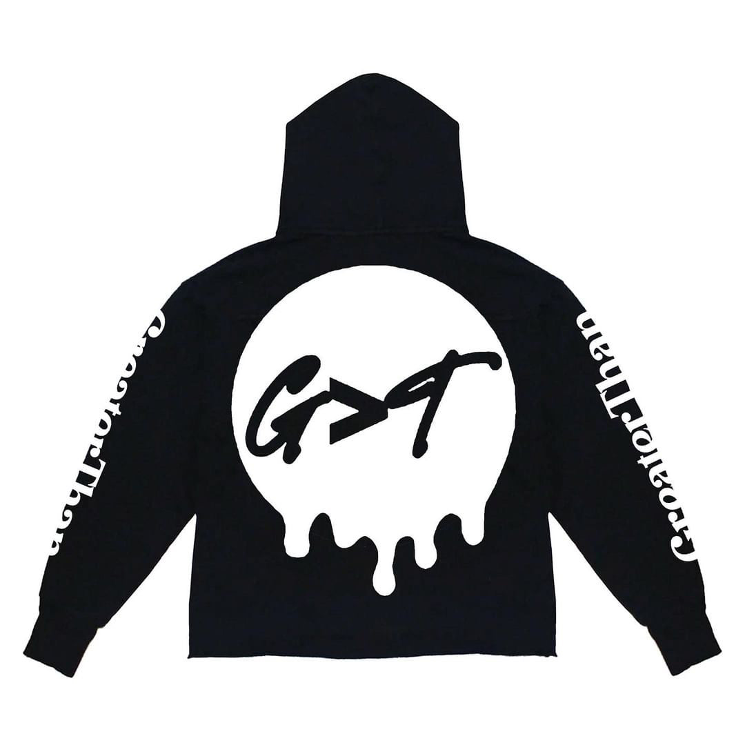 Black “G>T” Hoodie