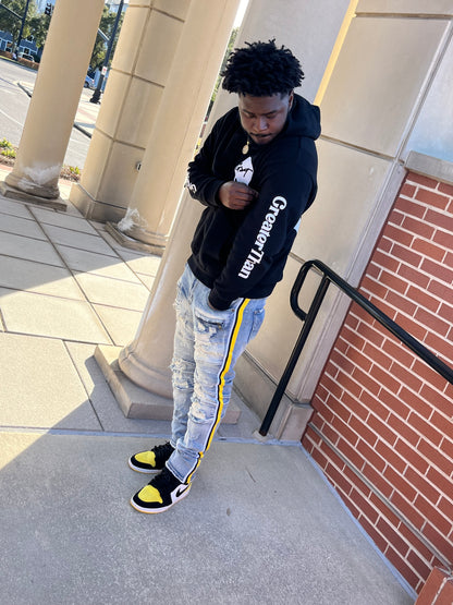 Black “G>T” Hoodie