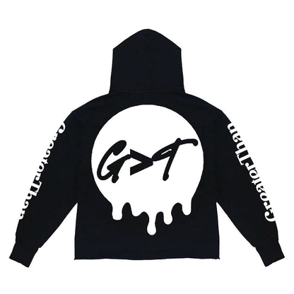 Black “G>T” Hoodie