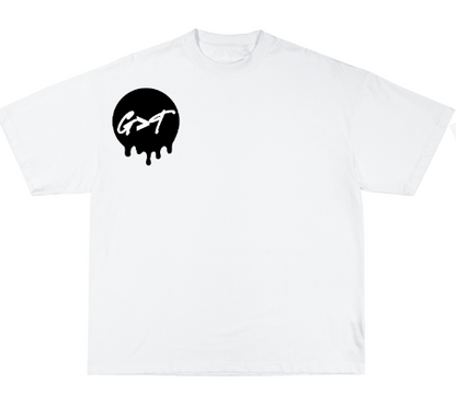 White “G>T” T-shirt