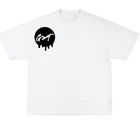 White “G>T” T-shirt