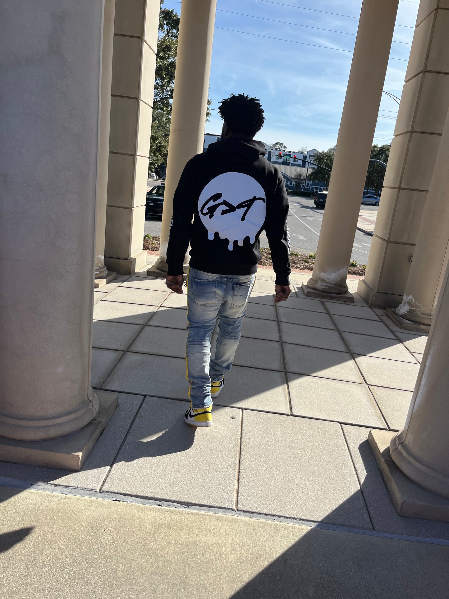 Black “G>T” Hoodie