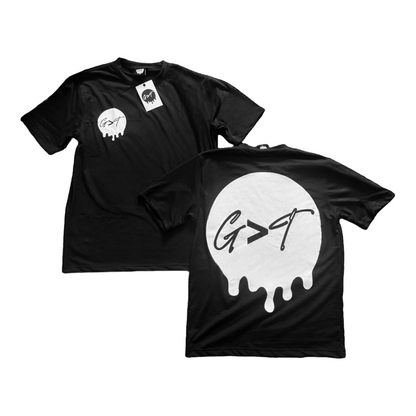 Black “G>T” T-shirt