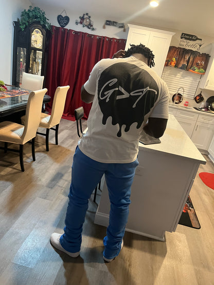 White “G>T” T-shirt